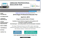 Desktop Screenshot of oregonedfair.com